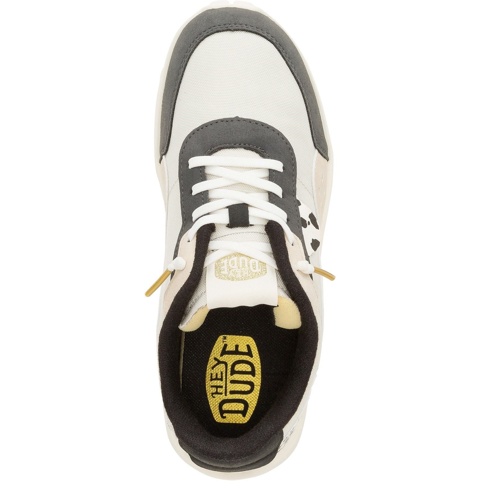 HEYDUDE Hayden Shine Synthetic Women's Ivory/Multi Sneakers