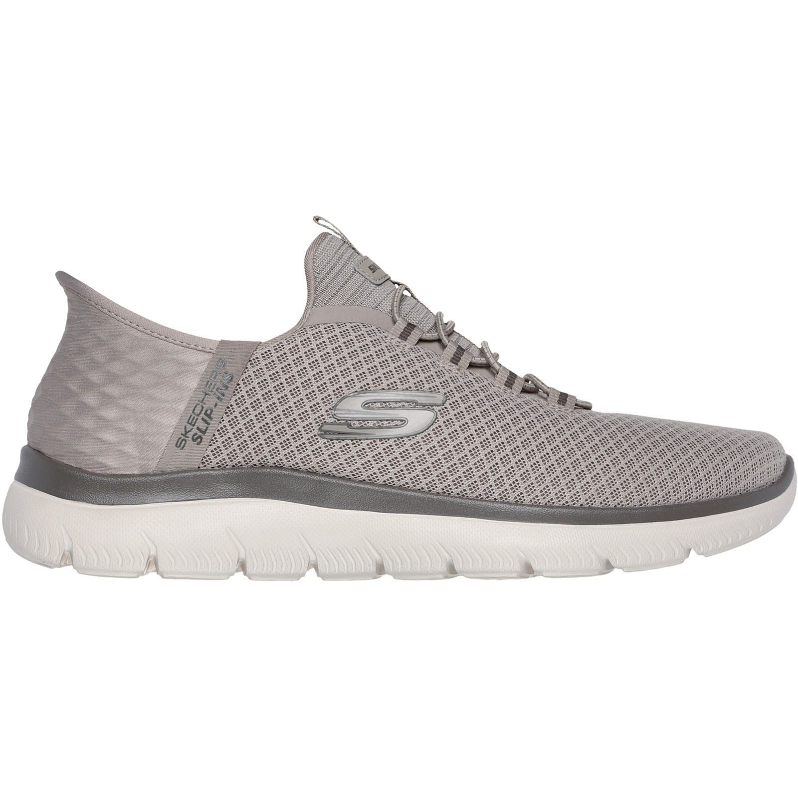 Skechers Slip-ins: Summits - High Range Synthetic Men's Taupe Sneakers