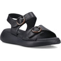 Hush Puppies Alison Leather Women's Black Sandals