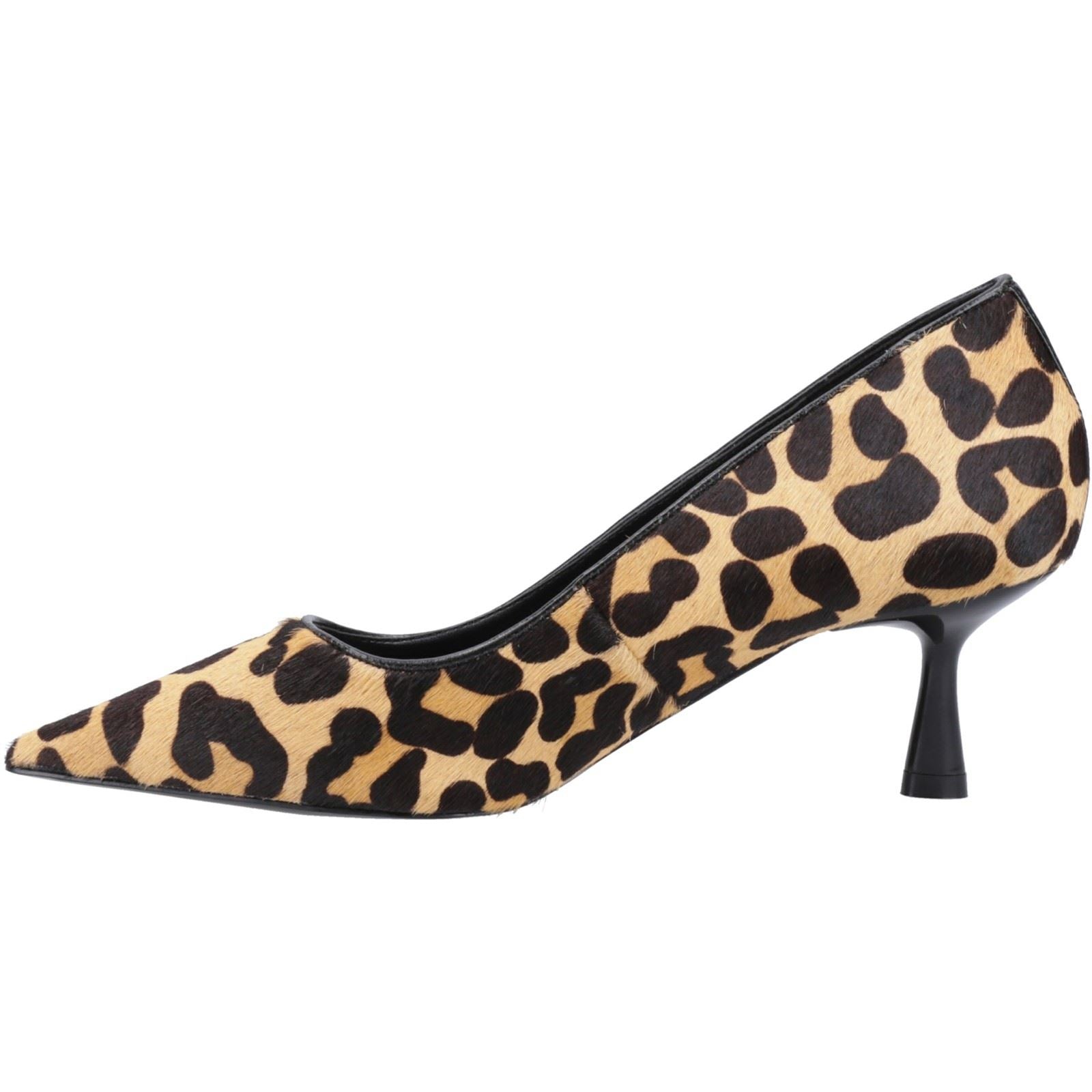 Dune Angelina Leather Women's Leopard Heels