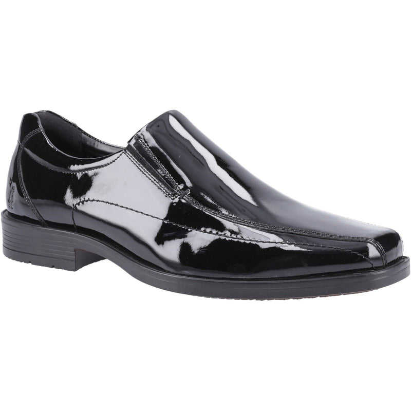 Hush Puppies Brody Leather Men's Black Slip-On Shoes