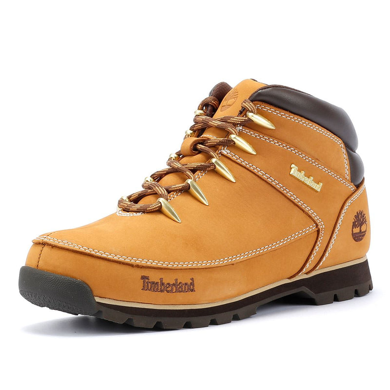 Timberland Euro Sprint Mid Lace Leather Men's Wheat Boots