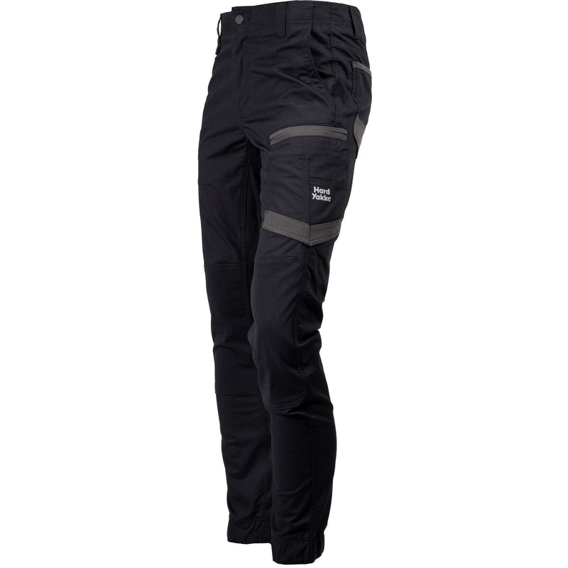 Hard Yakka Raptor Cuff Cotton Men's Black Outdoor Trousers
