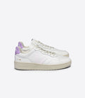 Veja V-90 Leather Women's White/Orchid Sneakers