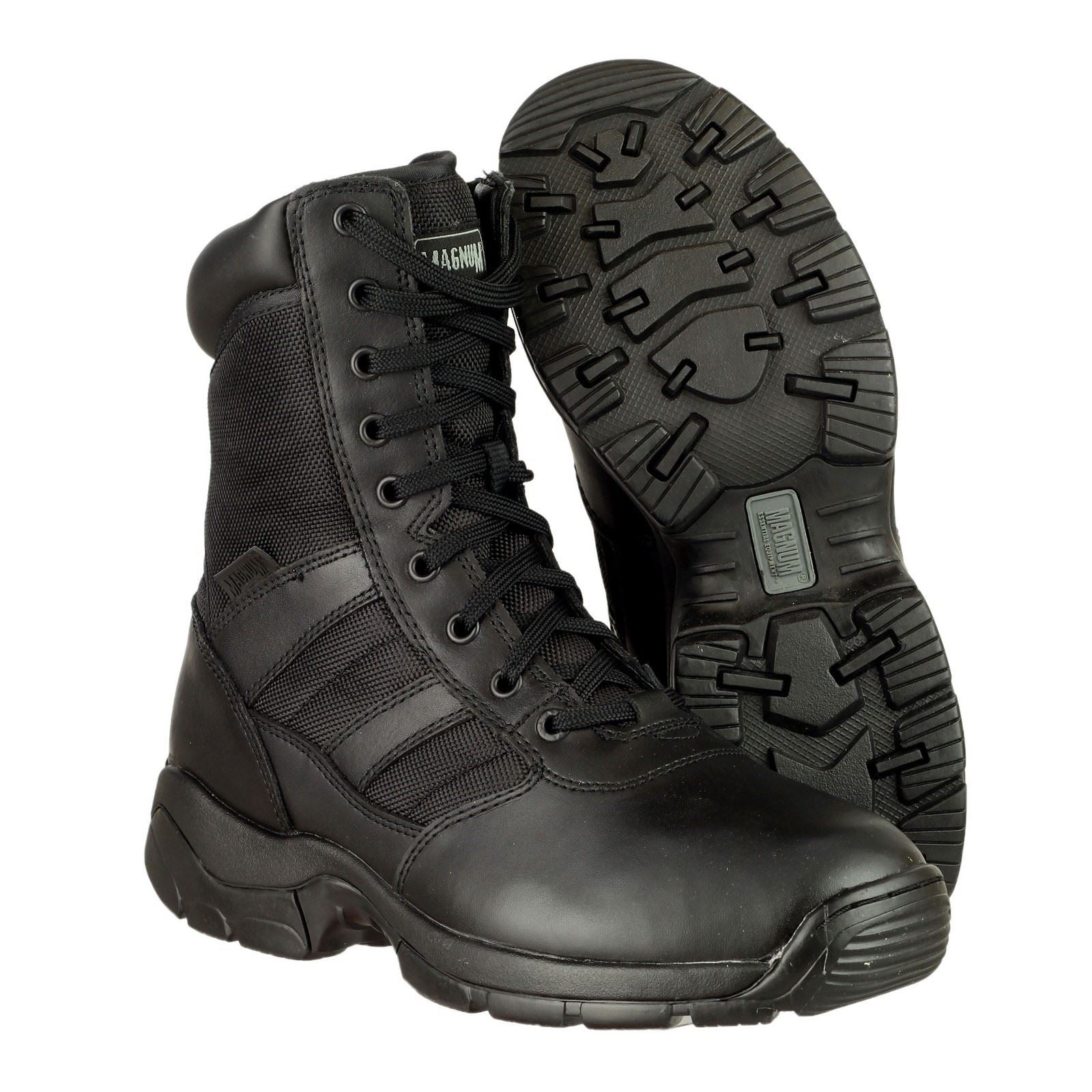 Magnum Panther 8.0 Leather/Nylon Black Safety Boots