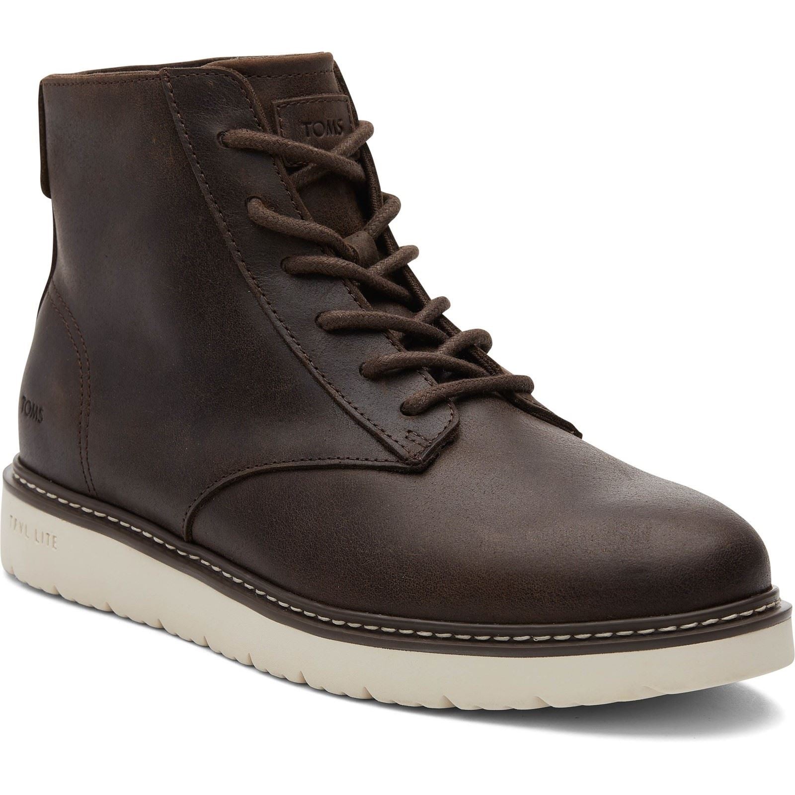 TOMS Navi TRVL Lite Ranger Leather Men's Dark Brown Boots