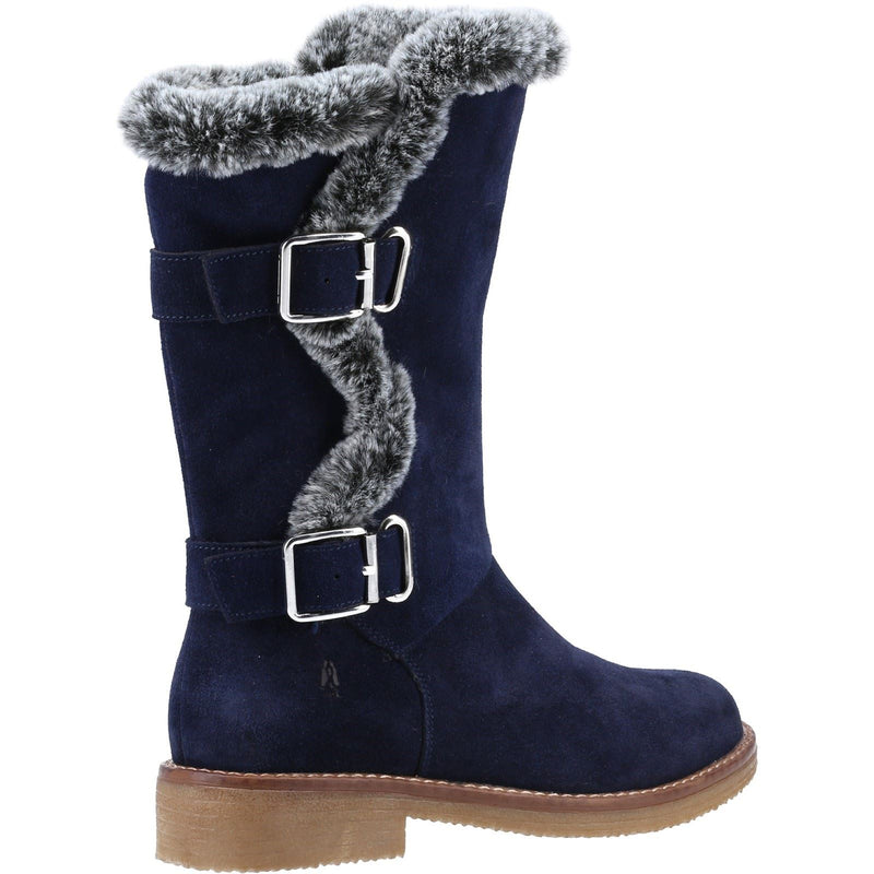 Hush Puppies Megan Suede Women's Navy Boots