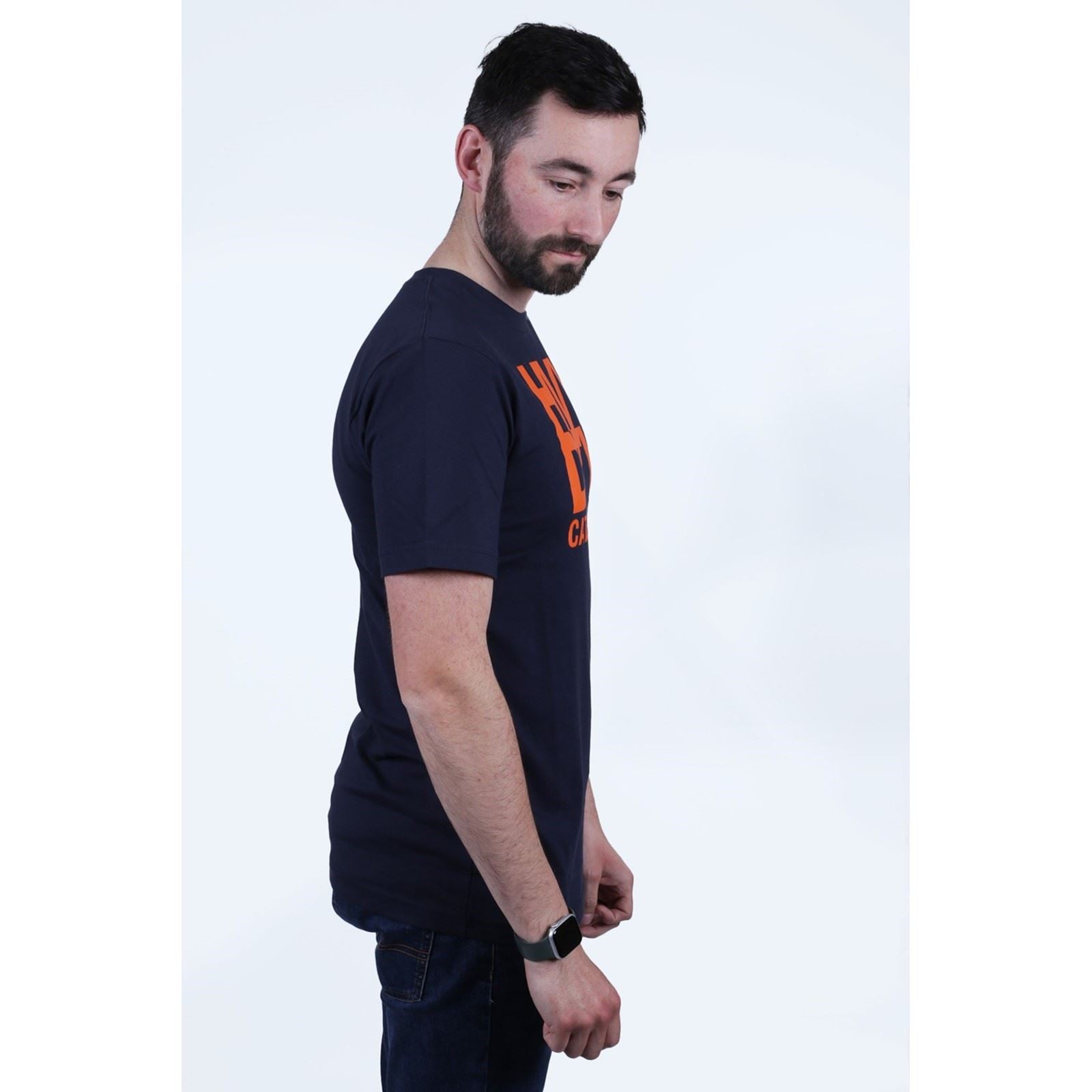 Caterpillar Heavy Duty Cotton Men's Black T-Shirt