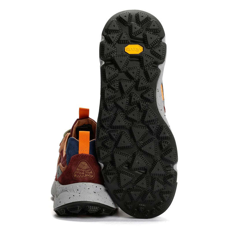 Flower Mountain Yamano 3 Perfomance Gray/Burgundy Sneakers