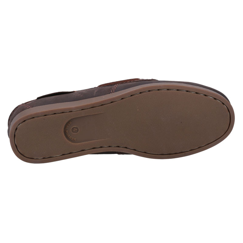 Cotswold Bartrim Leather Men's Brown Boat Shoes