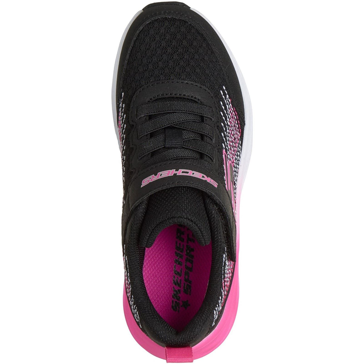 Skechers Elite Sport Pulse Girl's Black/Hot Pink Trainers