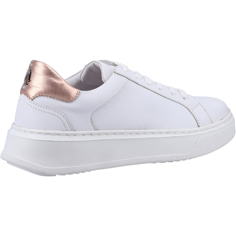 Hush Puppies Camille Leather Women's White Sneakers