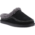 Hush Puppies Anika Suede Women's Black Slippers