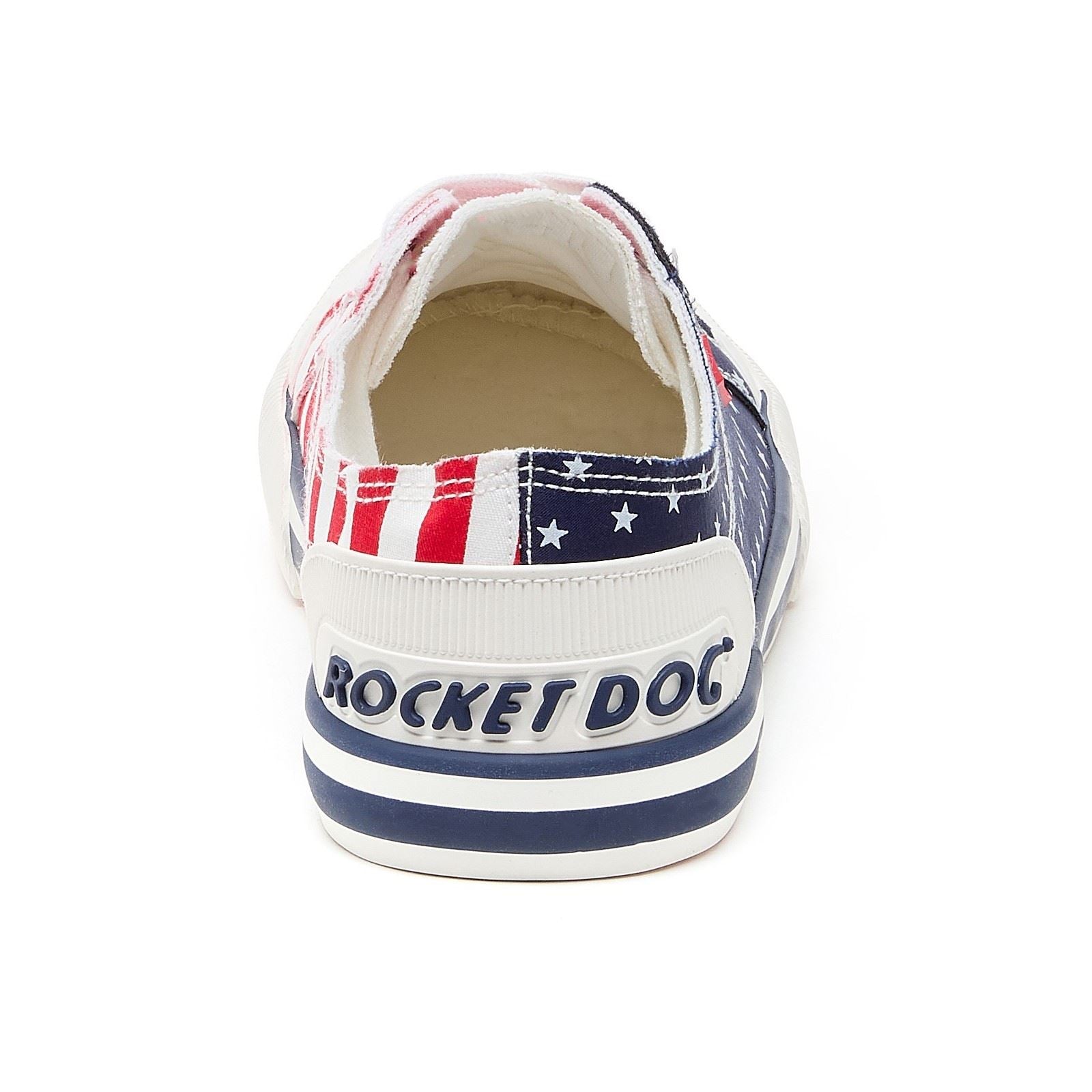 Rocket Dog Jazzin Spangle Cotton Women's Red/Navy Sneakers