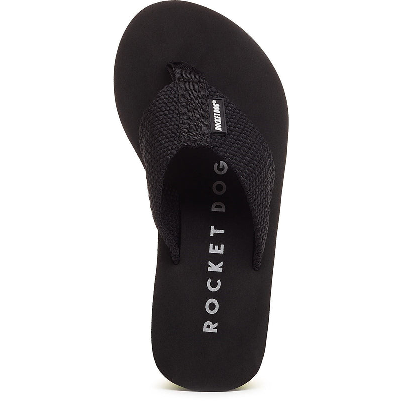 Rocket Dog Crush Cotton Women's Black Wedges