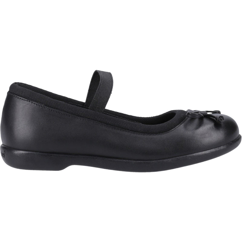 Hush Puppies Betty Junior Leather Girls's Black Shoes