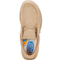 HEYDUDE Wally X Suede Men's Tan Boat Shoes