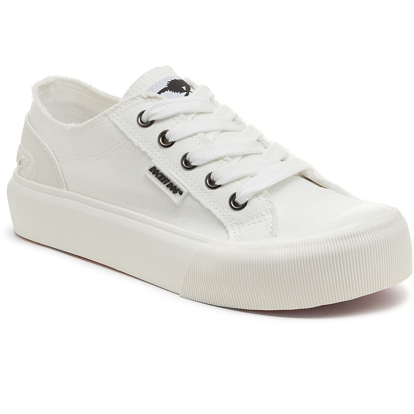 Rocket Dog Jazzin Plus 12A Cotton Women's White Sneakers