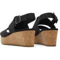 TOMS Claudine Nylon Women's Black Wedges