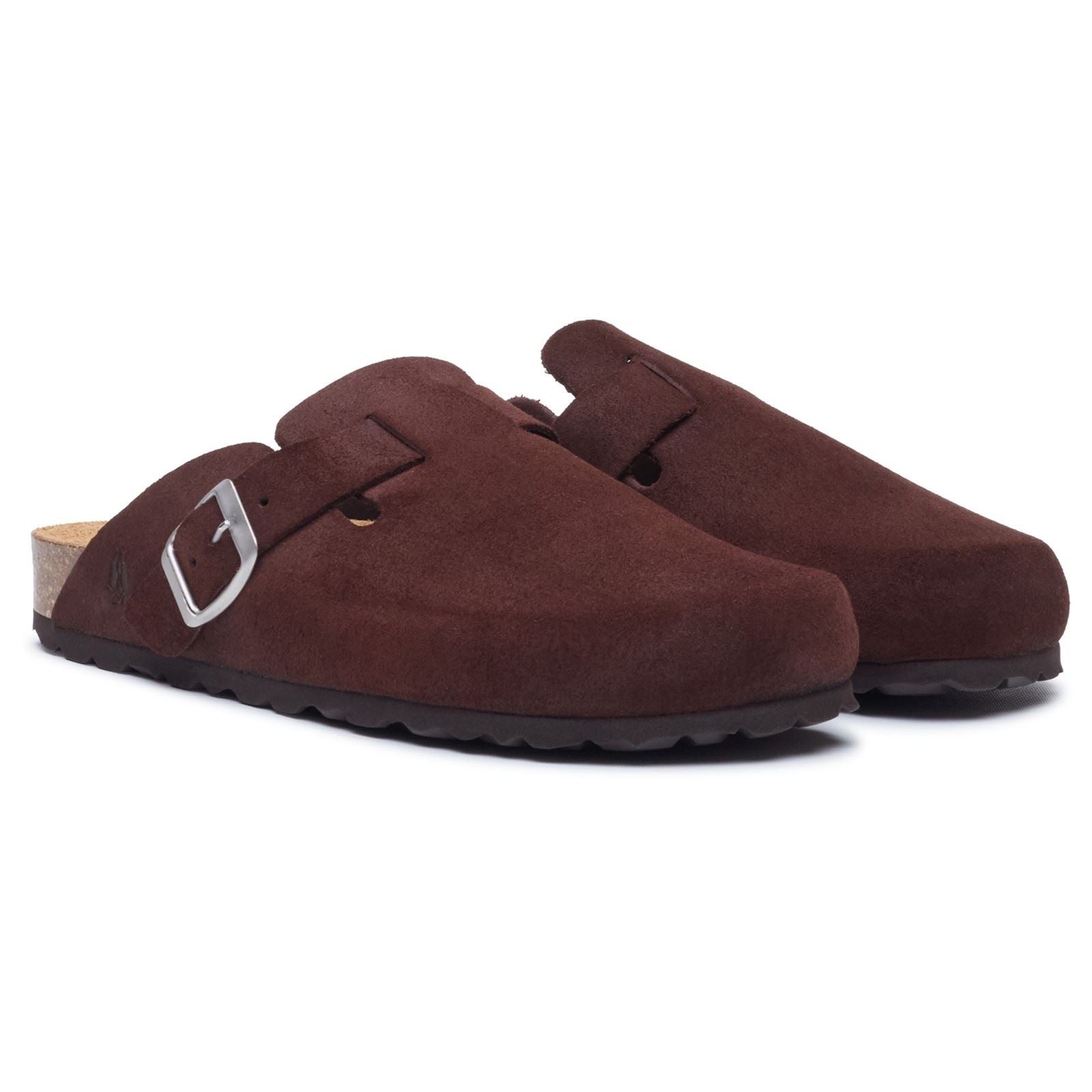 Hush Puppies Bailey Suede Women's Chocolate Mules