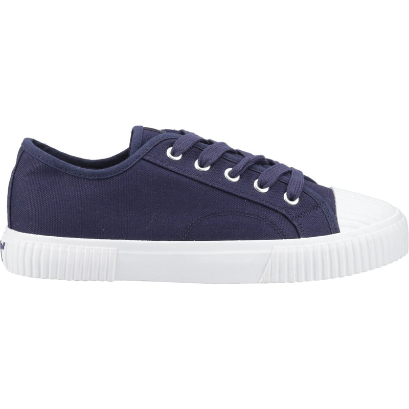 Hush Puppies Freya Canvas Textile Women's Navy Trainers