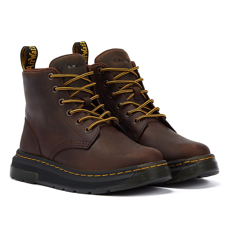 Dr. Martens Crewson Chukka Crazy Horse Dark Brown Boots