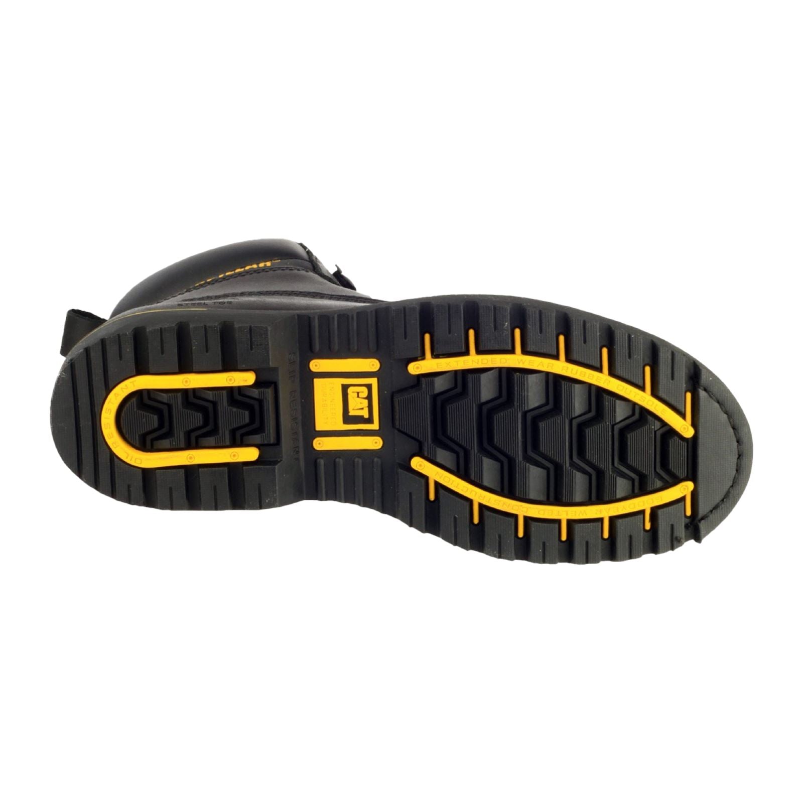 Caterpillar CAT Holton S3 Leather Black Safety Boots