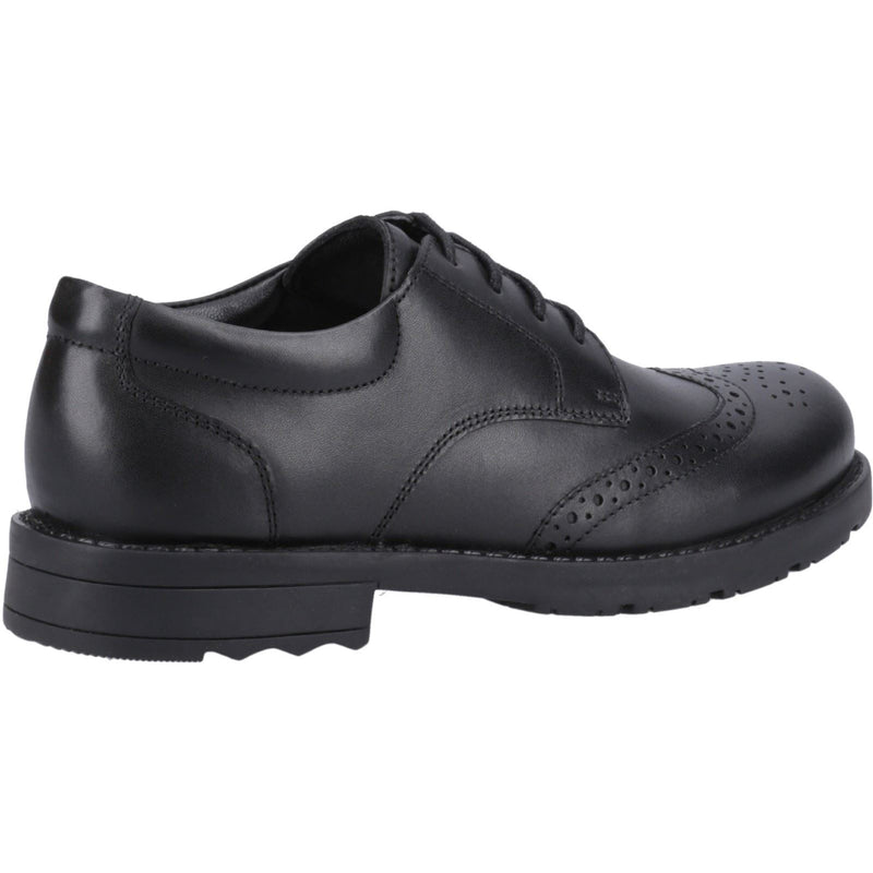 Hush Puppies Brian Junior Leather Boys's Black Brogues