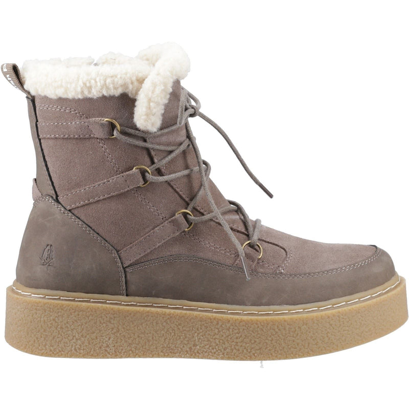 Hush Puppies Bronte Suede Women's Taupe Winter Mid Calf Boots