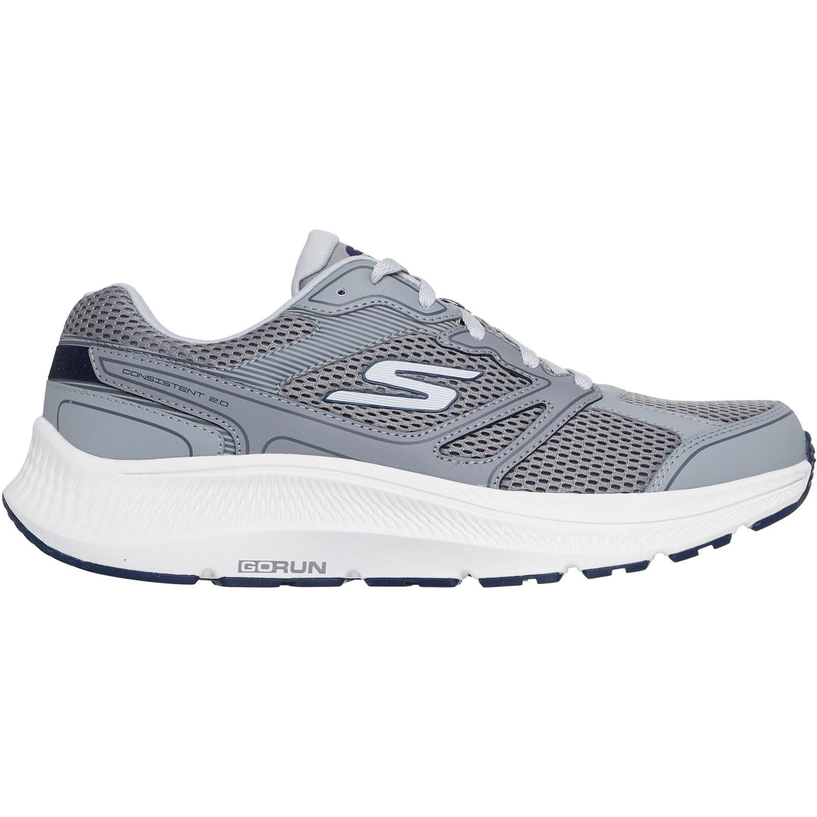 Skechers Go Run Consistent 2.0 Mapleton Leather Men's Grey Sneakers