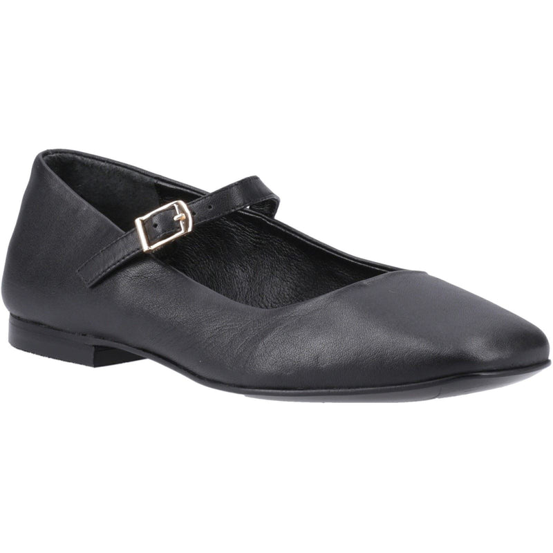Hush Puppies Pasha Leather Women's Black Leather Shoes