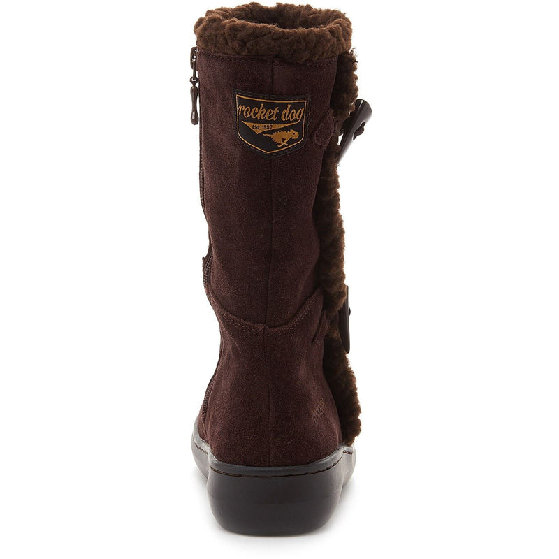 Rocket Dog Slope Suede Women's Chocolate Boots