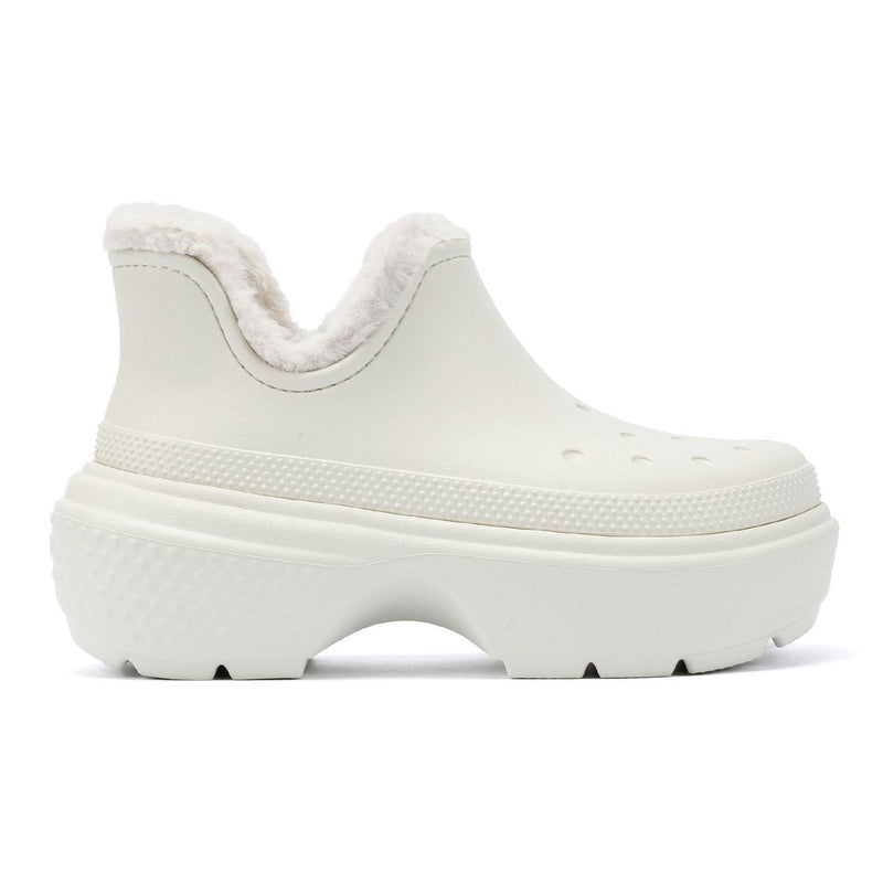 Crocs Stomp Lined Shorty Women's Off White Boots