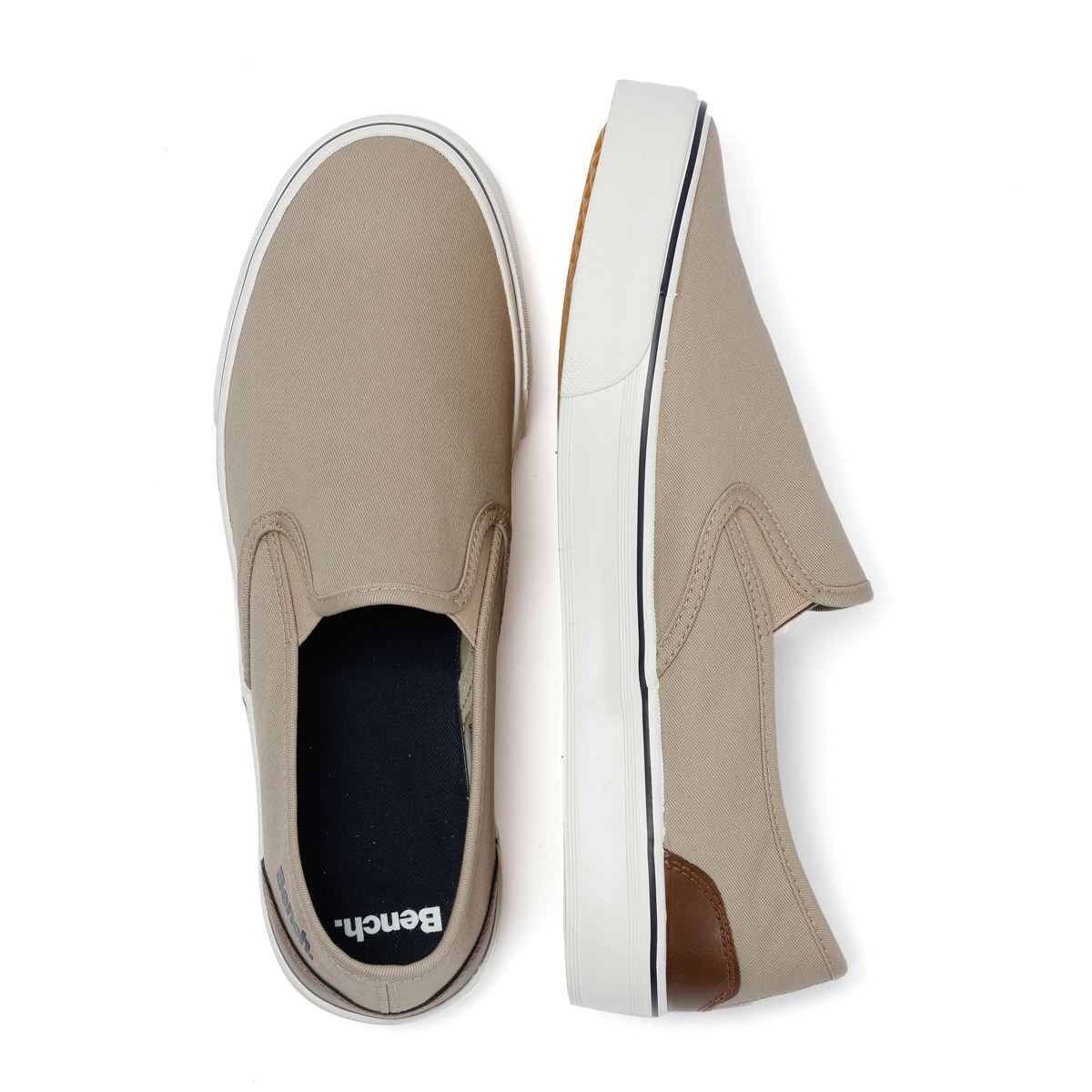 Bench Dalton Canvas Slip On Men's Sand Sneakers