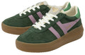 Gola Athena Suede Women's Evergreen/Candy/Jade Sneakers