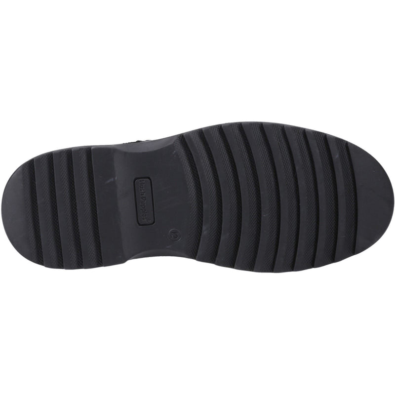 Hush Puppies Romeo Leather Boys's Black Shoes