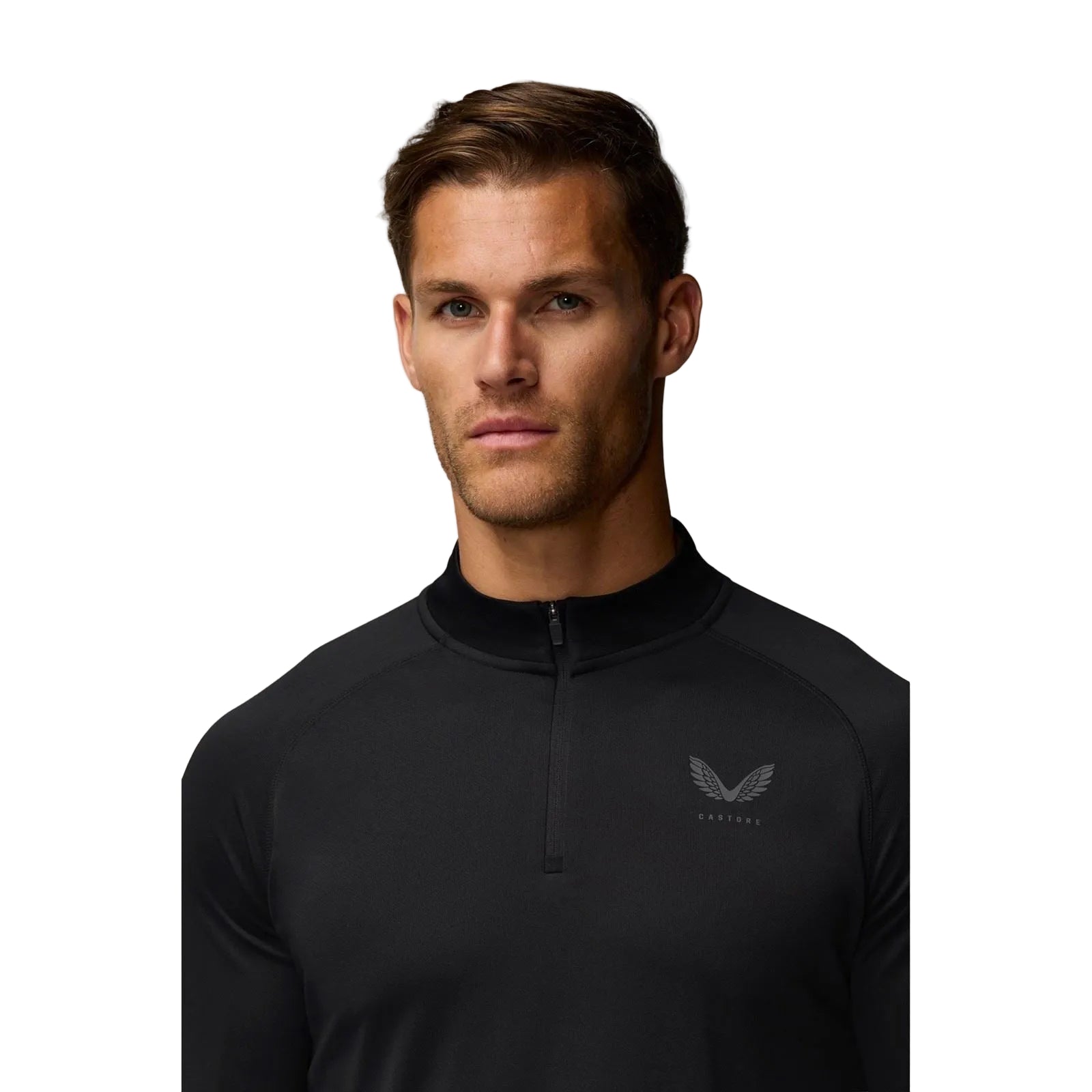 Castore Adapt Training 1/4 Zip Top Polyester Men's Black Activewear T-Shirts