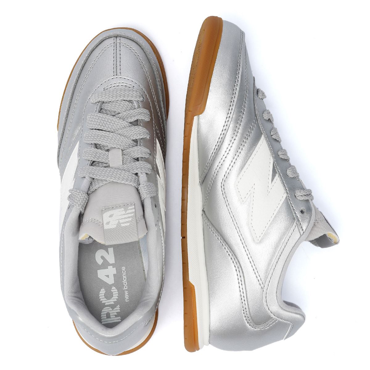 New Balance RC42 Silver Metallic Sneakers