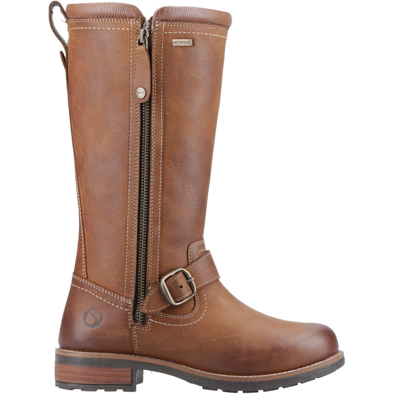 Cotswold Bourton Leather Women's Tan Boots