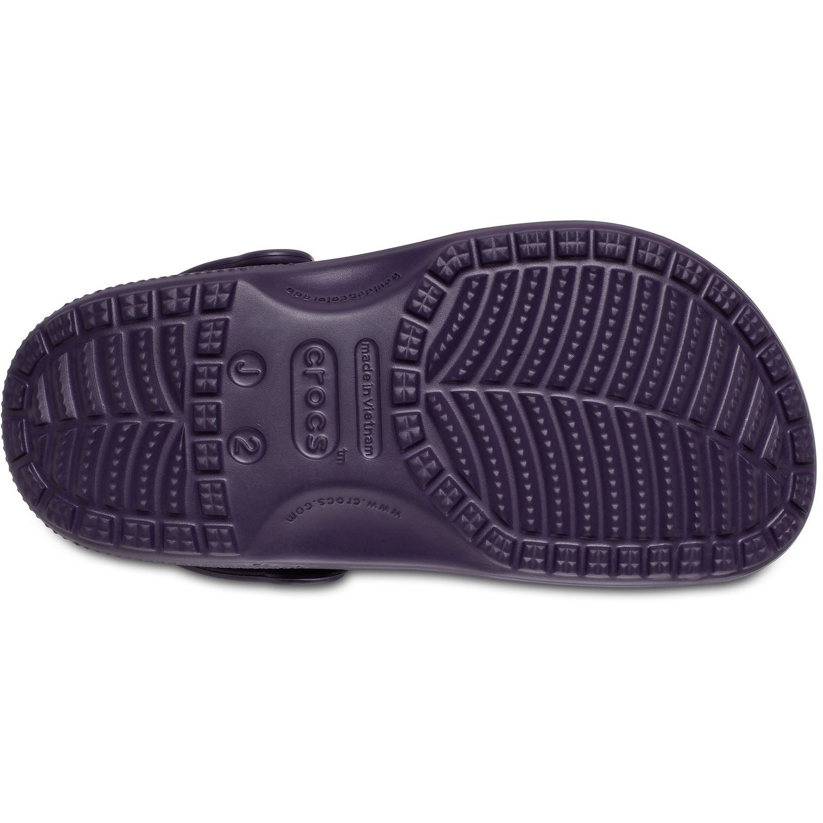 Crocs Kids' Classic Synthetic Dark Iris Loafers