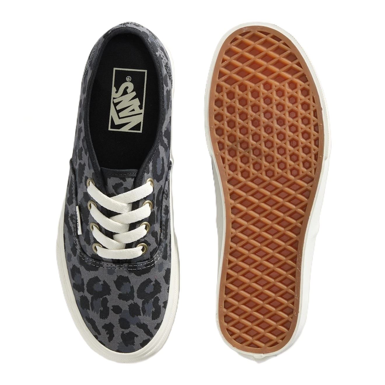 Vans Authentic Canvas Women's Leopard Black/Pewter Sneakers