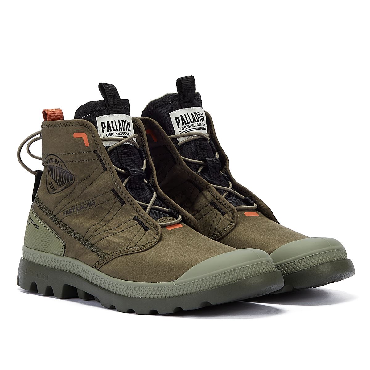 Palladium Pampa Travel Lite Men's Olive Boots
