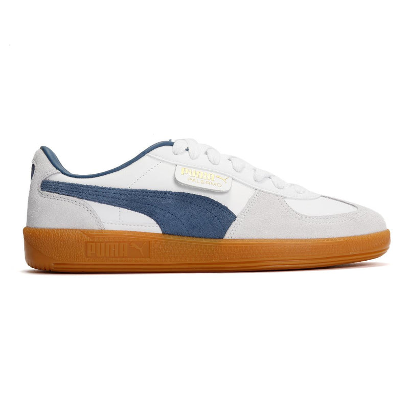 Puma Palermo Leather Men's White/Blue Sneakers