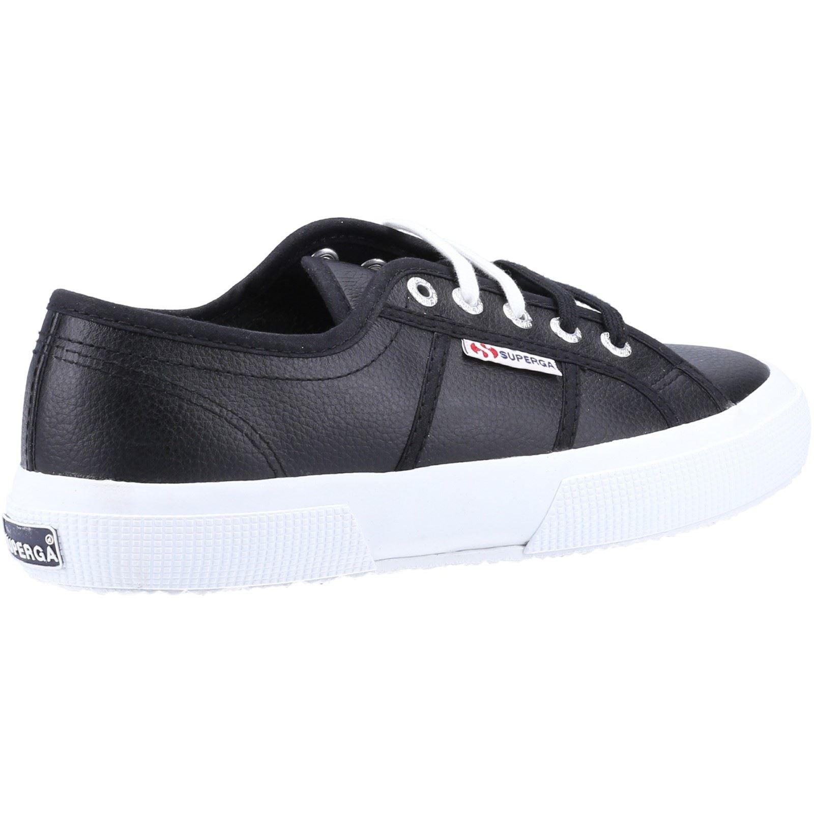 Superga 2750 Leather Men's Black/White Sneakers