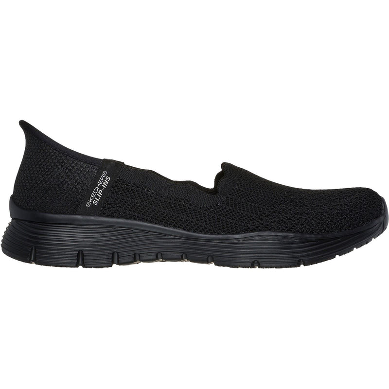 Skechers Seager Believe It Textile Women's Black Sneakers
