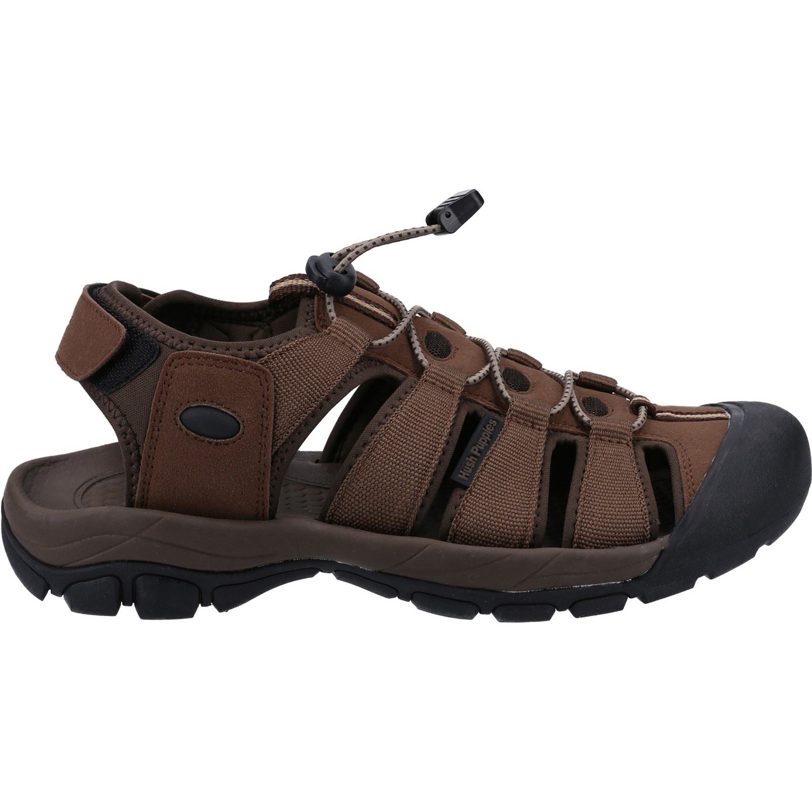 Hush Puppies Peru Synthetic/Webbing Men's Brown Sandals