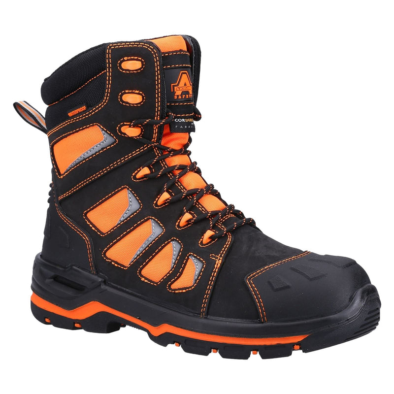 Amblers Safety Beacon Leather Orange Safety Boots