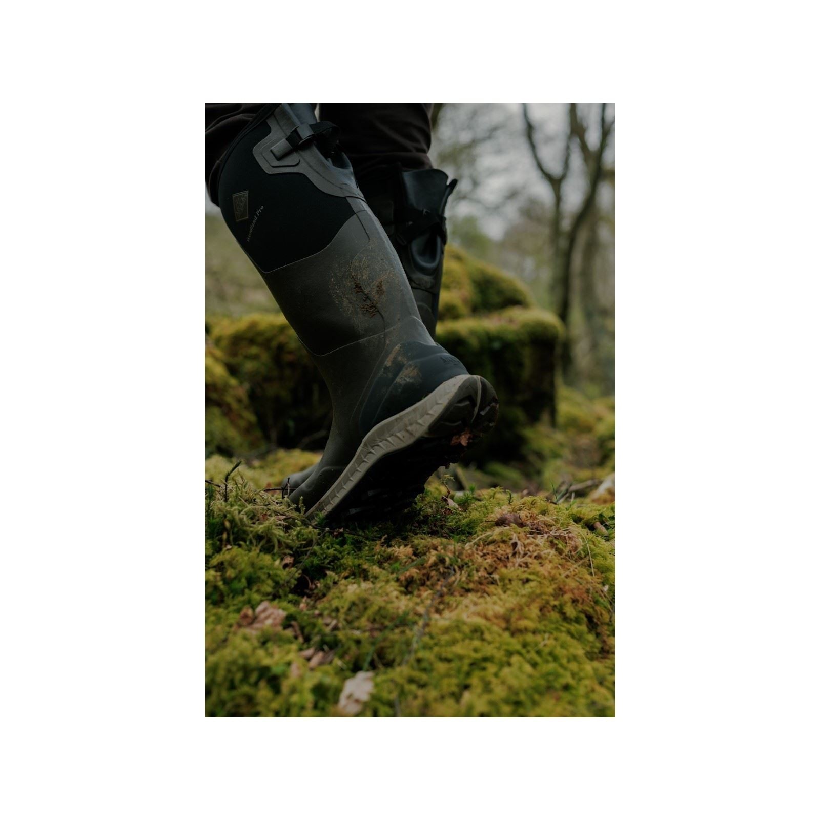 Muck Boots Woodland Pro Rubber Men's COFFEE Wellington Boots