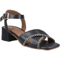 Hush Puppies Lyla Heeled Leather Women's Black Sandals