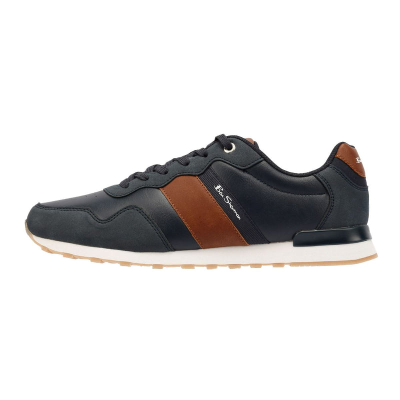 Ben Sherman Owen Retro Men's Navy/Tan Sneakers